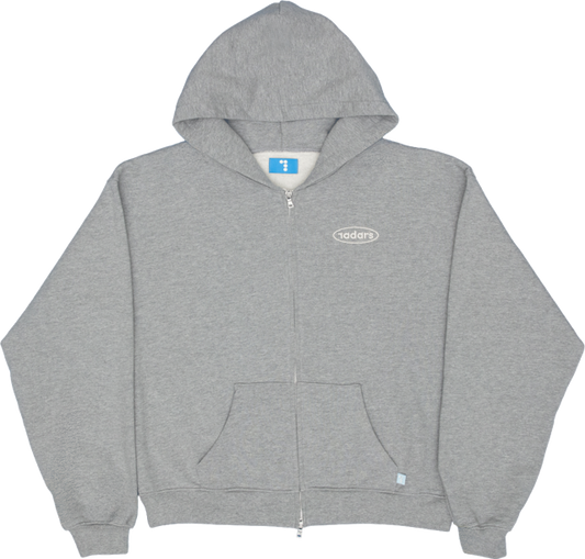 Radars® Heather Grey Zip Hoodie