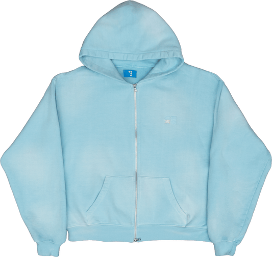 Radars® Sky Blue Zip Hoodie