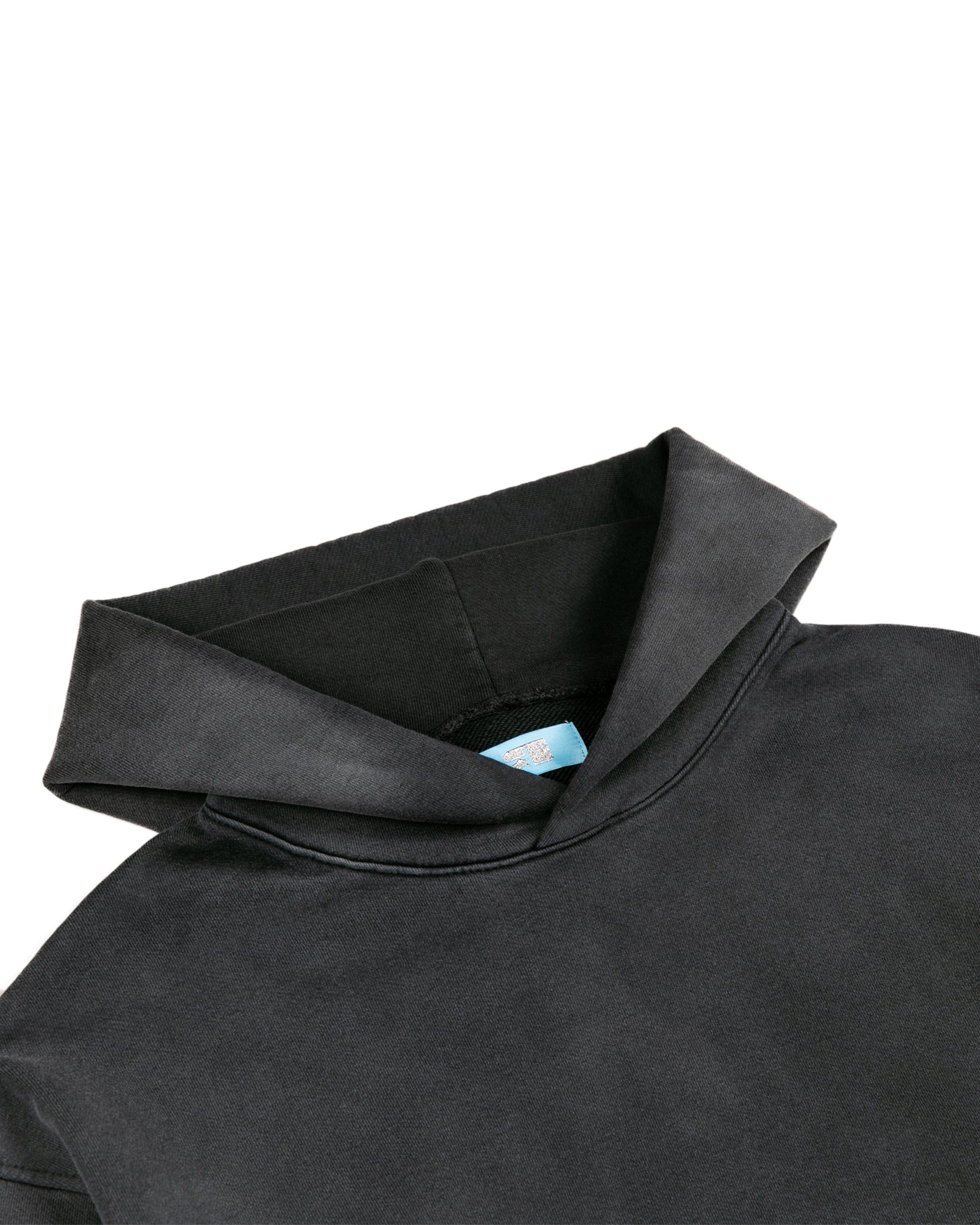 "CRASHER" PULLOVER HOODIE - ASH BLACK