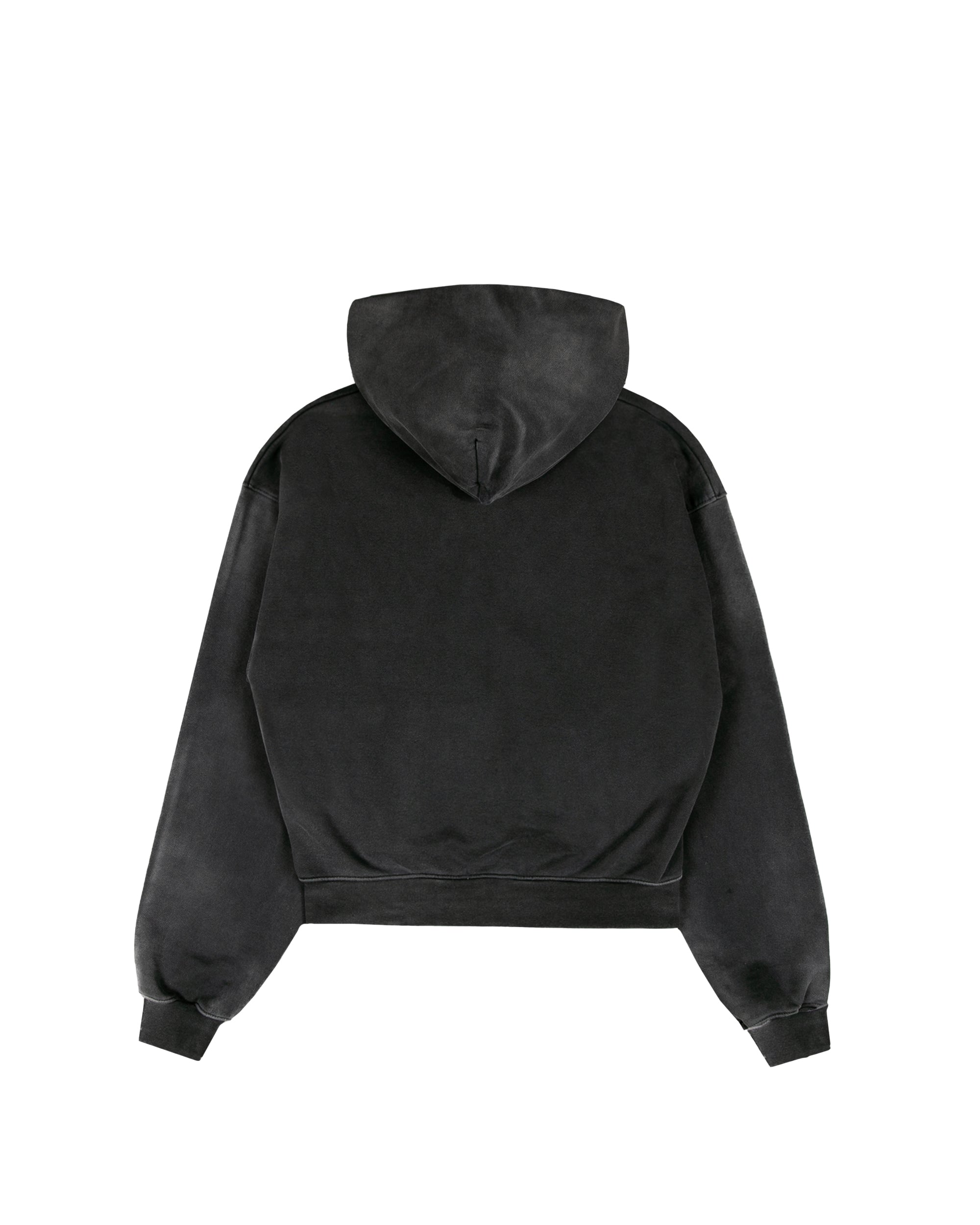 "CRASHER" PULLOVER HOODIE - ASH BLACK