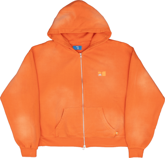 Radars® Sunrise Orange Zip Hoodie