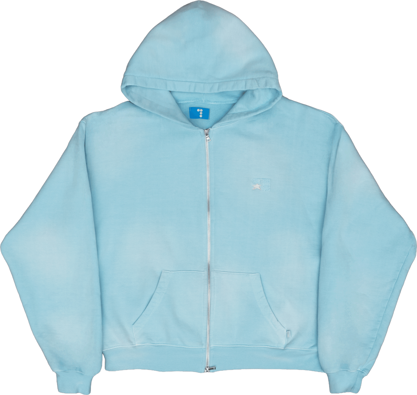 Radars® Sky Blue Zip Hoodie
